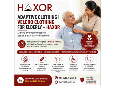 Adaptive Clothing | Velcro Clothing for Elderly - HAXOR