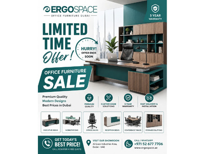Limited Time Offer | Office Furniture Sale | Ergospace Office Furniture Dubai