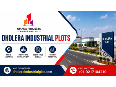 Industrial Plots for Manufacturing Units in Dholera SIR