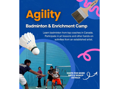 Badminton classes for kids Brampton