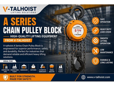 A Series Chain Pulley Block in Mumbai - V-talhoist