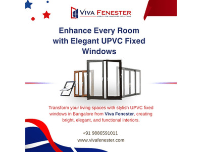 UPVC Fixed Windows in Bangalore