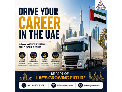 Heavy Truck, Trailer & Commercial Driver Jobs in UAE