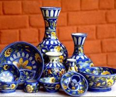 Elevate Your Space with Premier Jaipur Blue Pottery manufacturers from India - Image 1
