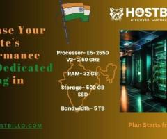 Increase Your Website's Performance with Dedicated Hosting in India