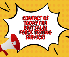 Contact us today for best sales force testing services