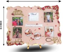 Customised Romantic Resin Photo With Real Flower Preservation - Image 2